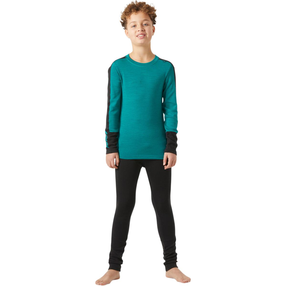 Helly Hansen Lifa Midweight Merinould Skiundertøj Børn 466 SIGNAL GREE
