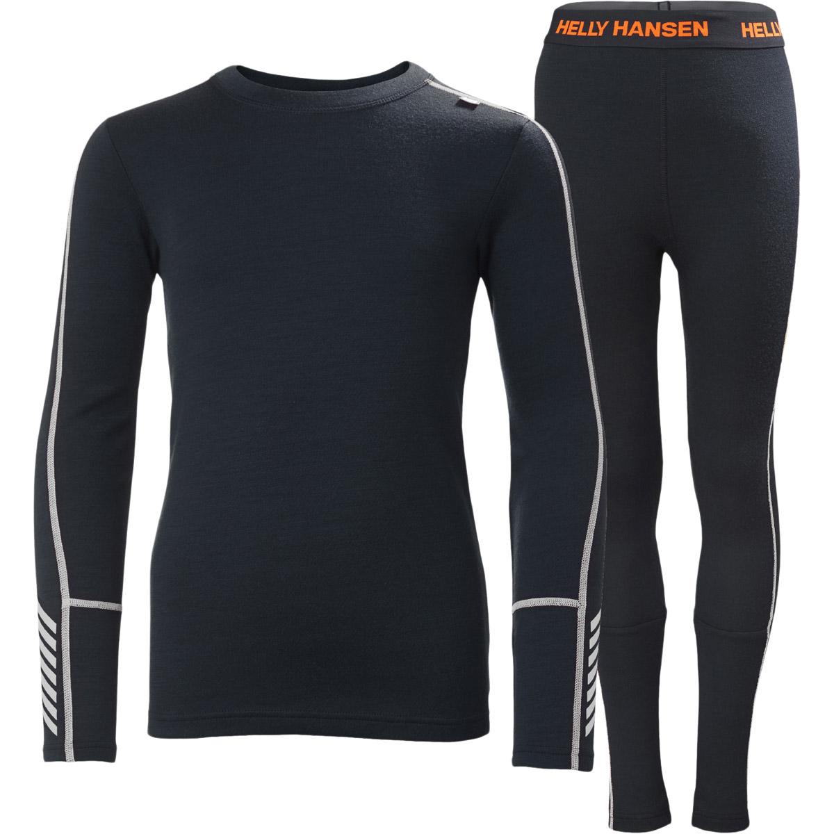 Helly Hansen Lifa Midweight Merinould Skiundertøj Børn Navy