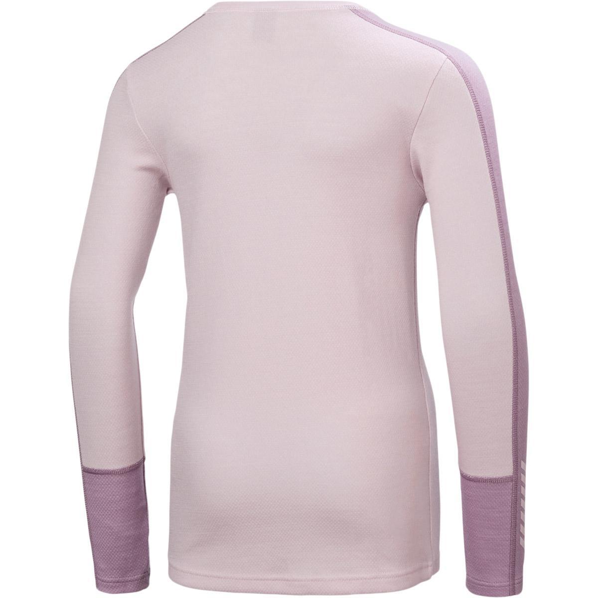 Helly Hansen Lifa Midweight Merinould Skiundertøj Børn PURPLE CLAY