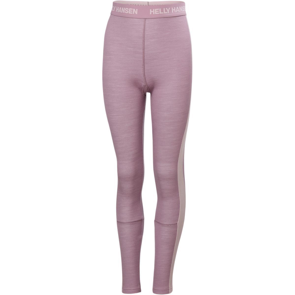 Helly Hansen Lifa Midweight Merinould Skiundertøj Børn PURPLE CLAY