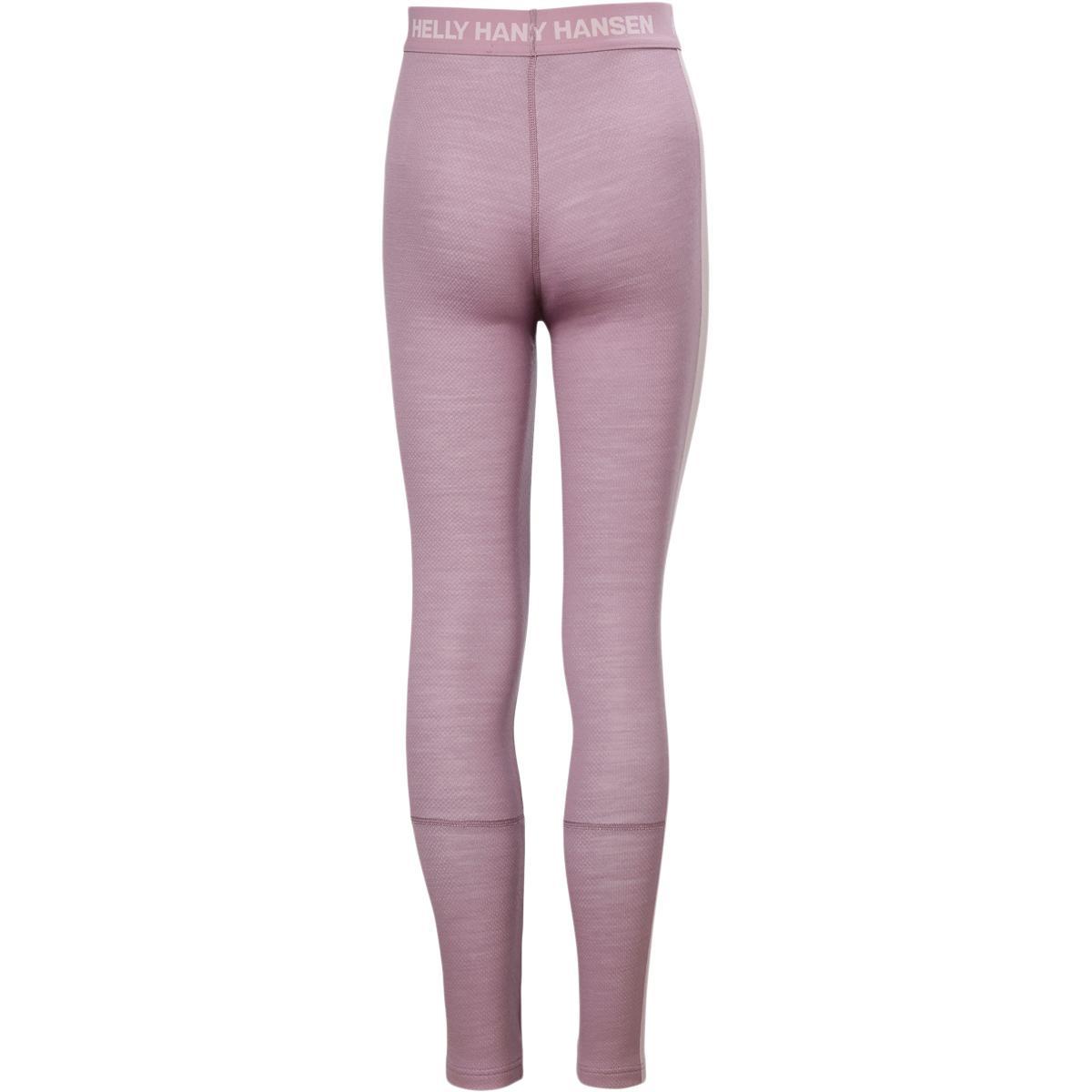 Helly Hansen Lifa Midweight Merinould Skiundertøj Børn PURPLE CLAY
