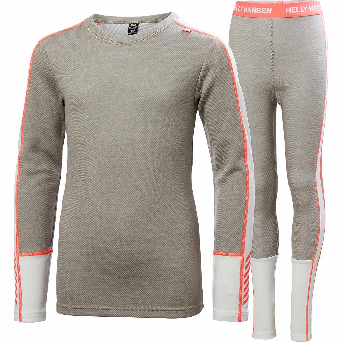 Helly Hansen Lifa Midweight Merinould Skiundertøj Børn 885 TERRAZZO