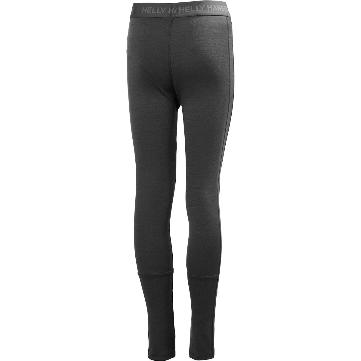 Helly Hansen Lifa Midweight Merinould Skiundertøj Børn Sort