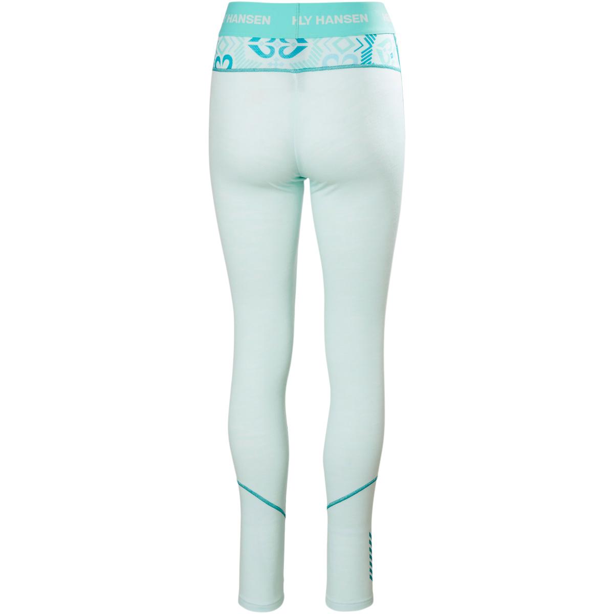 Helly Hansen Lifa Midweight Graphic Merinould Skiunderbukser Dame 562 ICICLE NORD