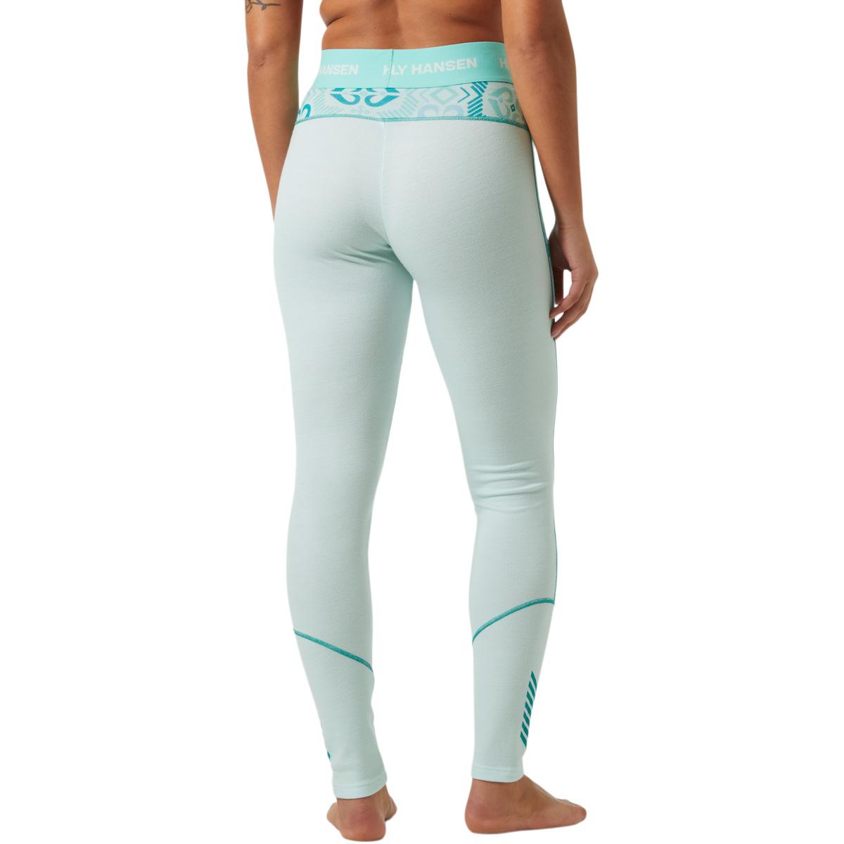 Helly Hansen Lifa Midweight Graphic Merinould Skiunderbukser Dame 562 ICICLE NORD