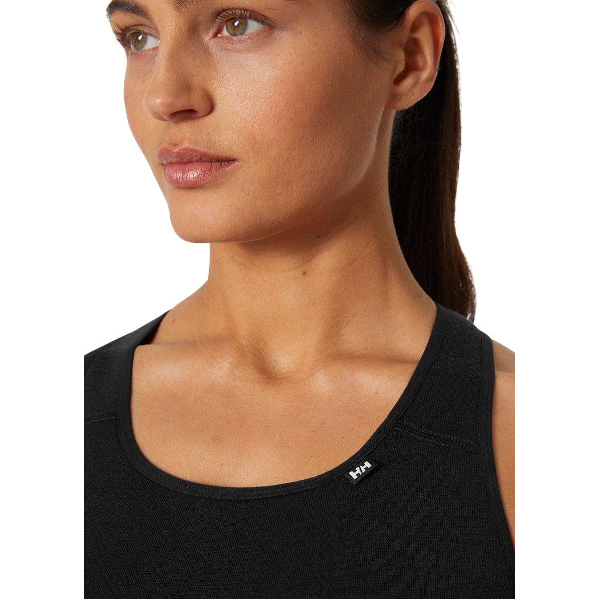 Helly Hansen Lifa Merino Midweight Medium Support Sports BH Dame 990 BLACK / NATURA / EBONY