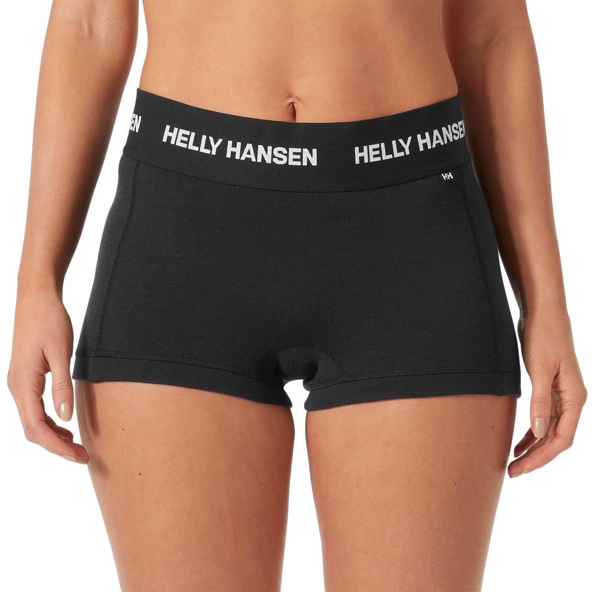 Helly Hansen Lifa Merino Midweight Boxershorts Dame 990 BLACK / NATURA / EBONY