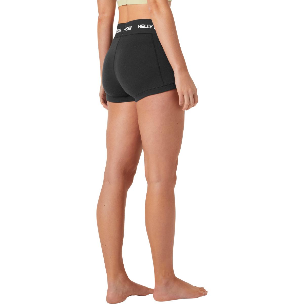 Helly Hansen Lifa Merino Midweight Boxershorts Dame 990 BLACK / NATURA / EBONY