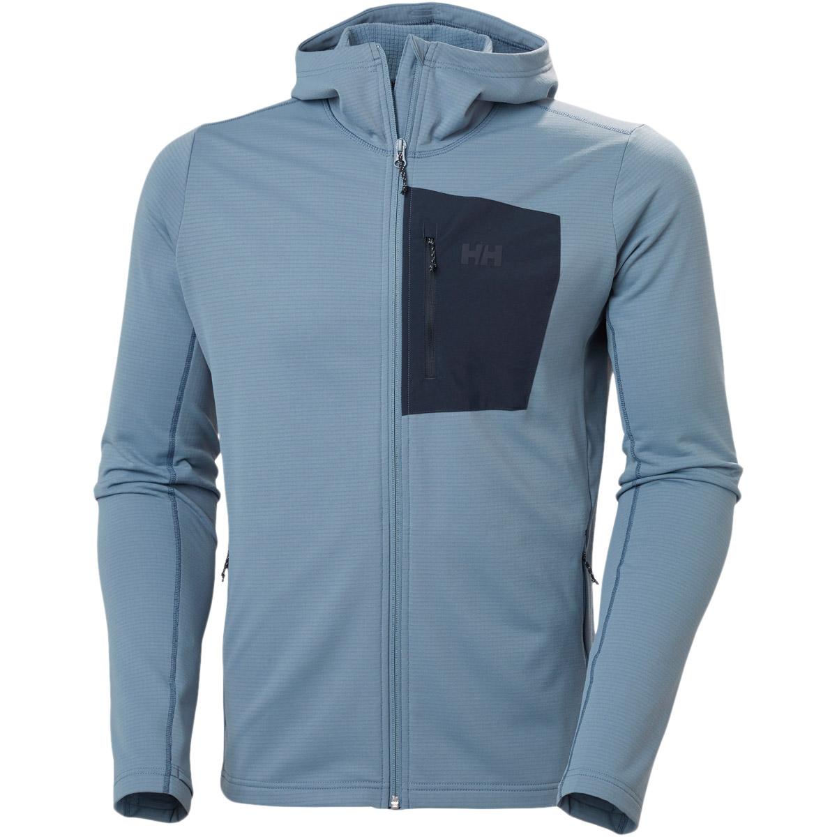 Helly Hansen Versalite Hooded Fleecetrøje Herre 601 NAVY FADED STRIPES