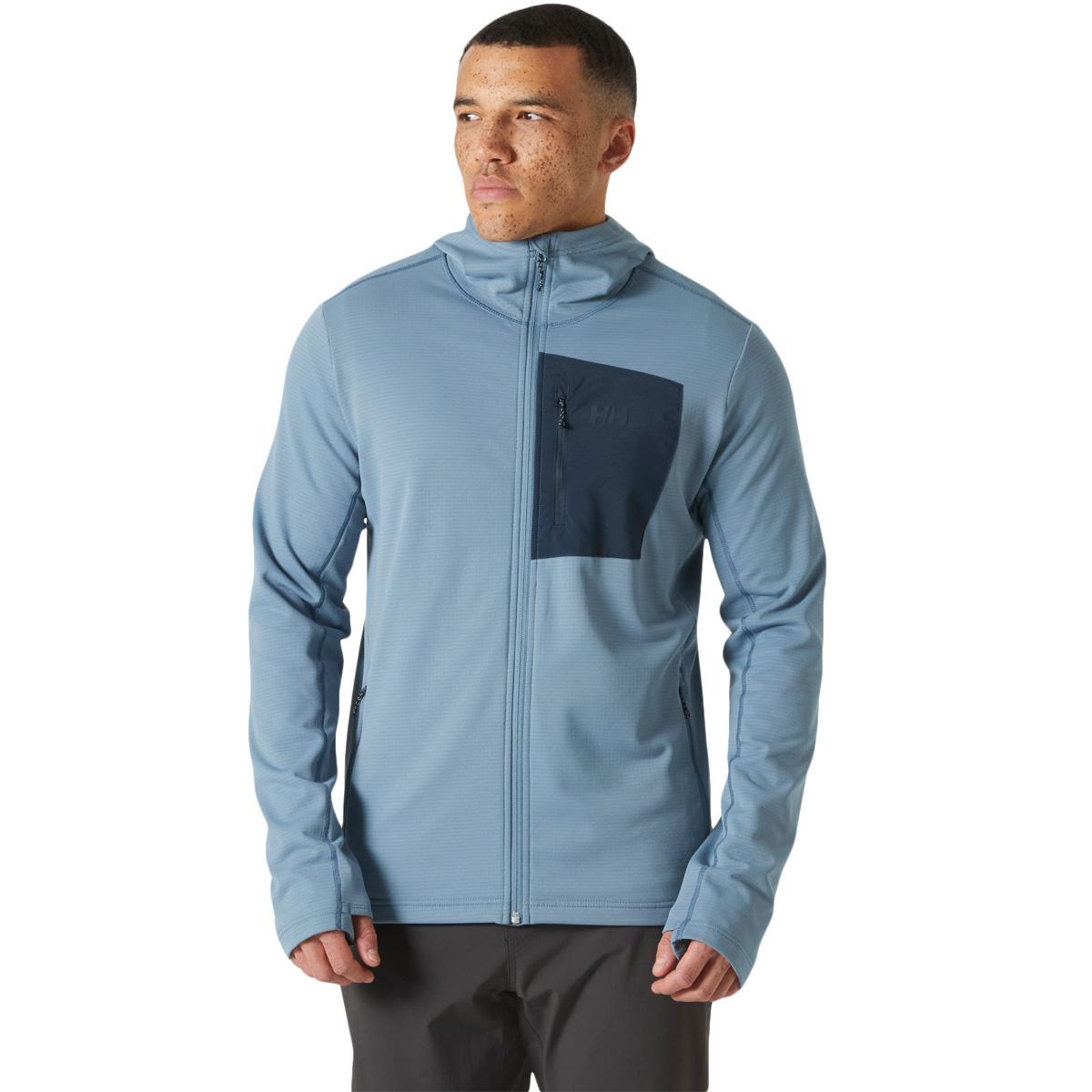 Helly Hansen Versalite Hooded Fleecetrøje Herre 601 NAVY FADED STRIPES