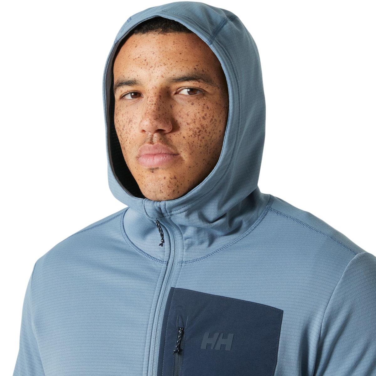 Helly Hansen Versalite Hooded Fleecetrøje Herre 601 NAVY FADED STRIPES