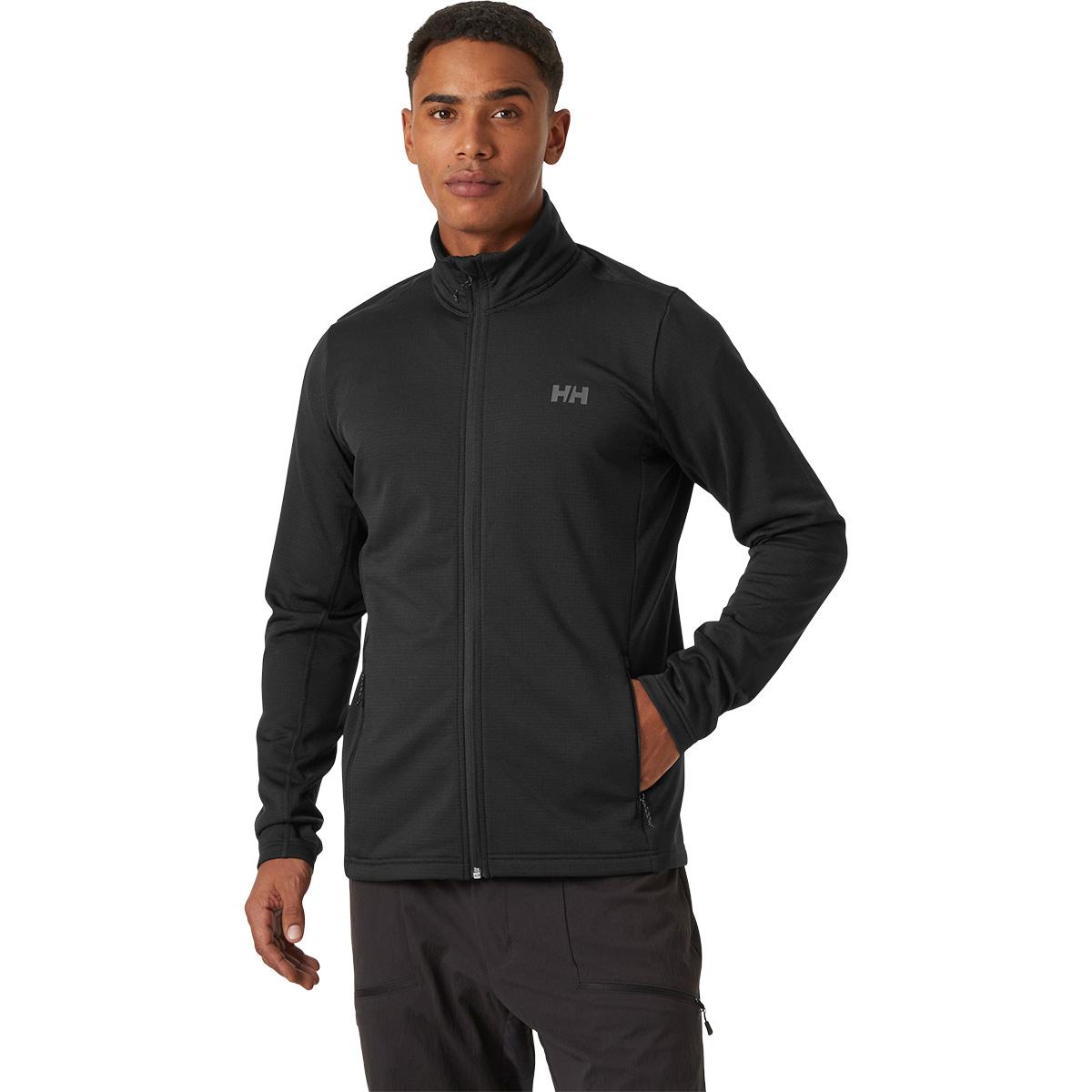 Helly Hansen Versalite Fleecetrøje Herre 990 BLACK / NATURA / EBONY