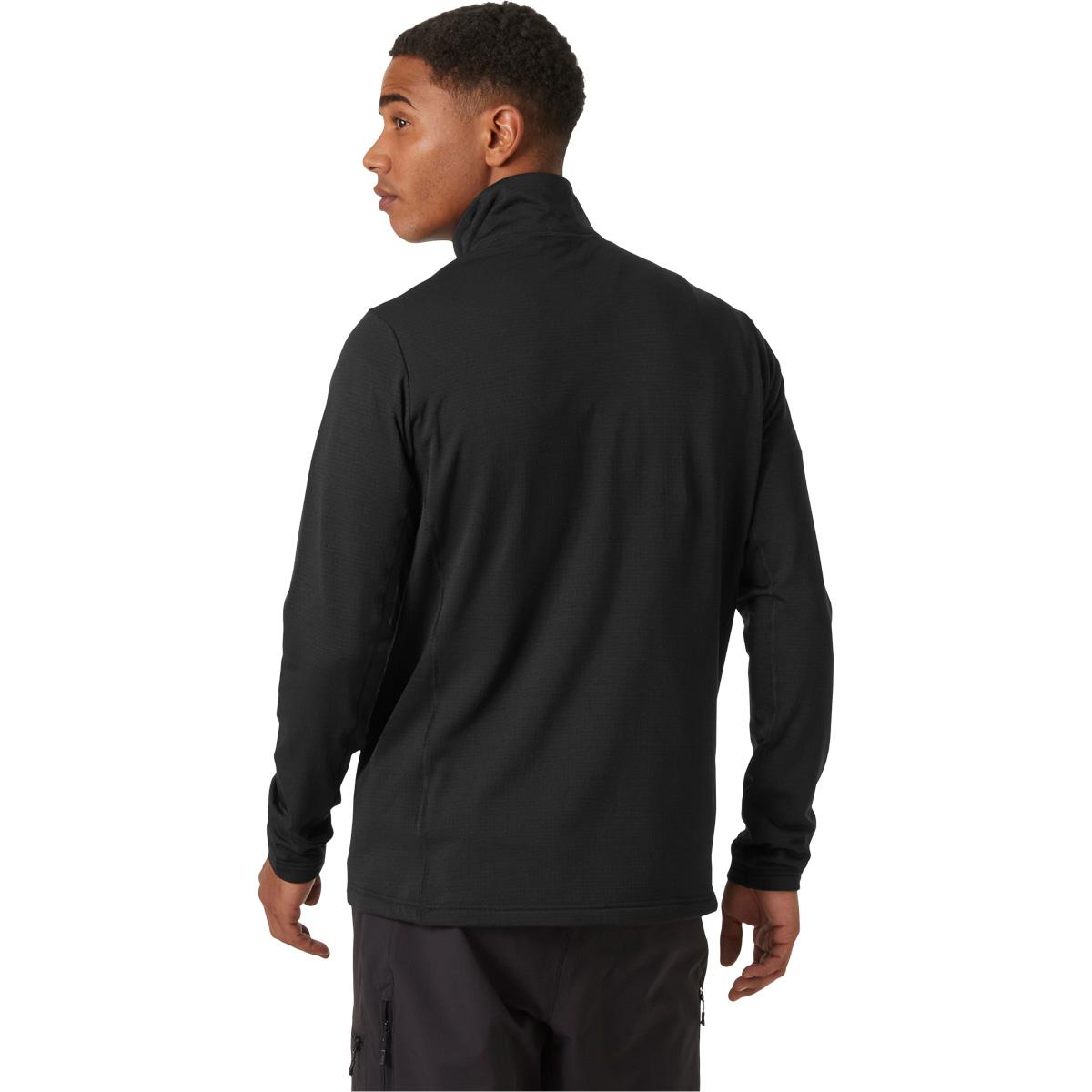 Helly Hansen Versalite Fleecetrøje Herre 990 BLACK / NATURA / EBONY