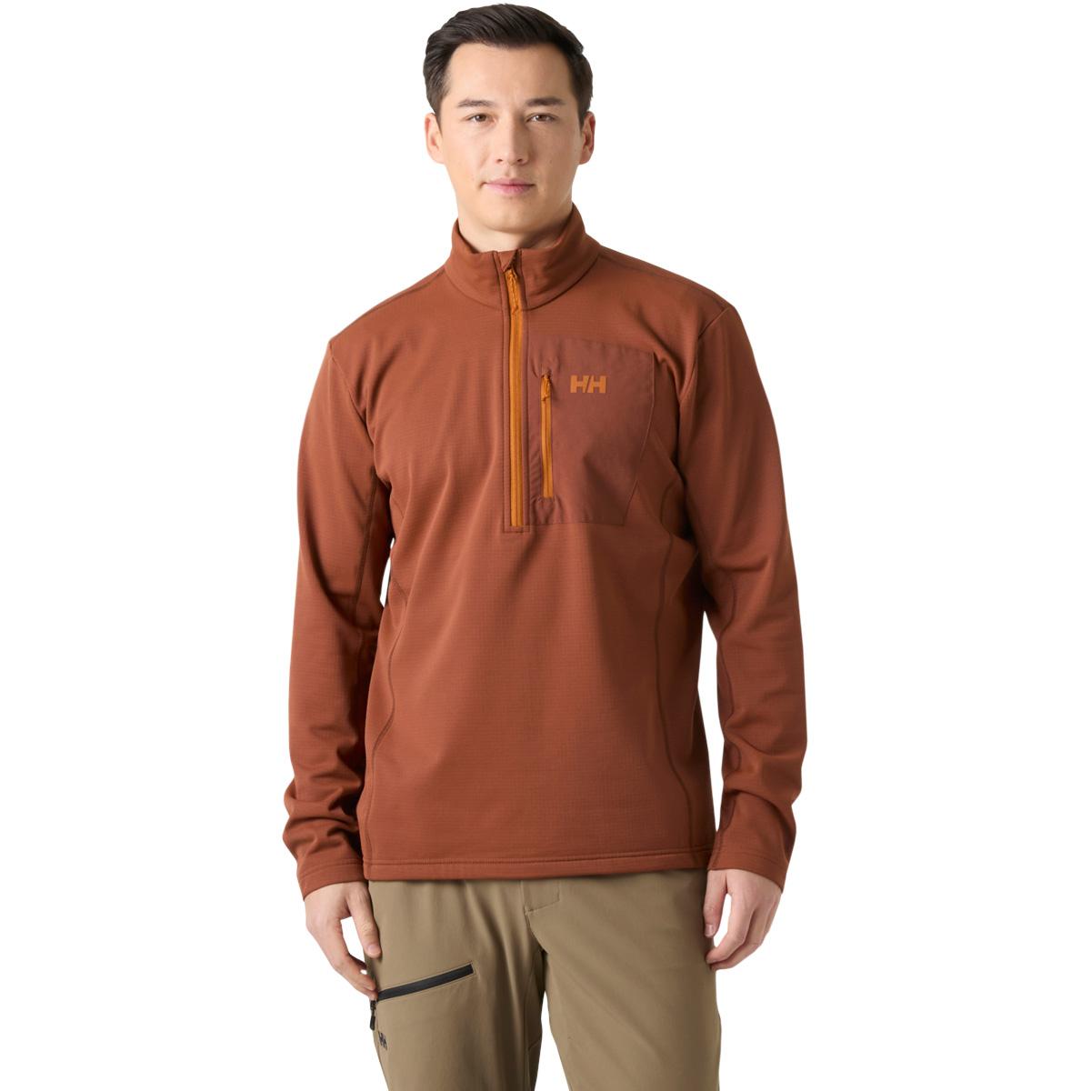 Helly Hansen Versalite Half Zip Fleecetrøje Herre IRON OXIDE