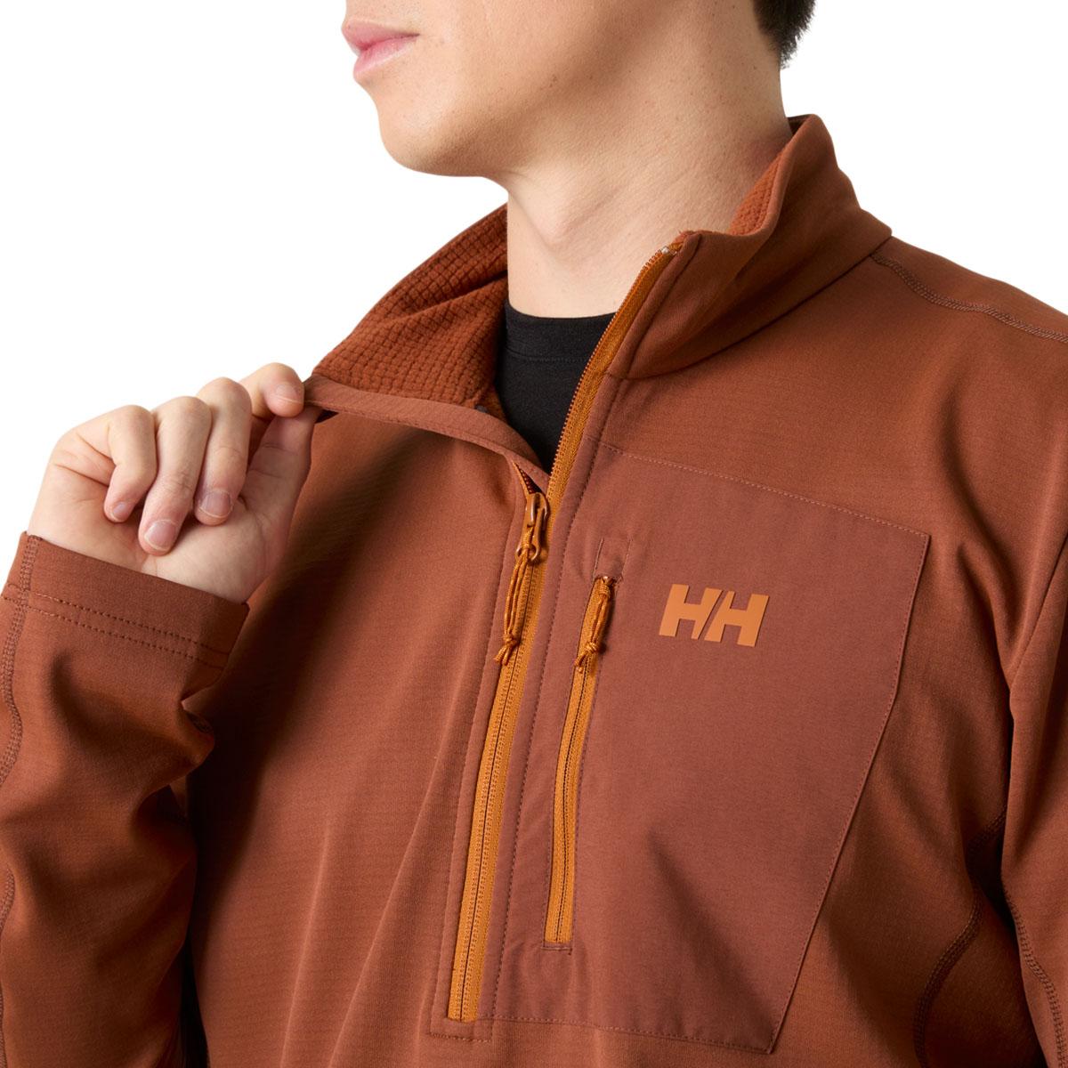 Helly Hansen Versalite Half Zip Fleecetrøje Herre IRON OXIDE