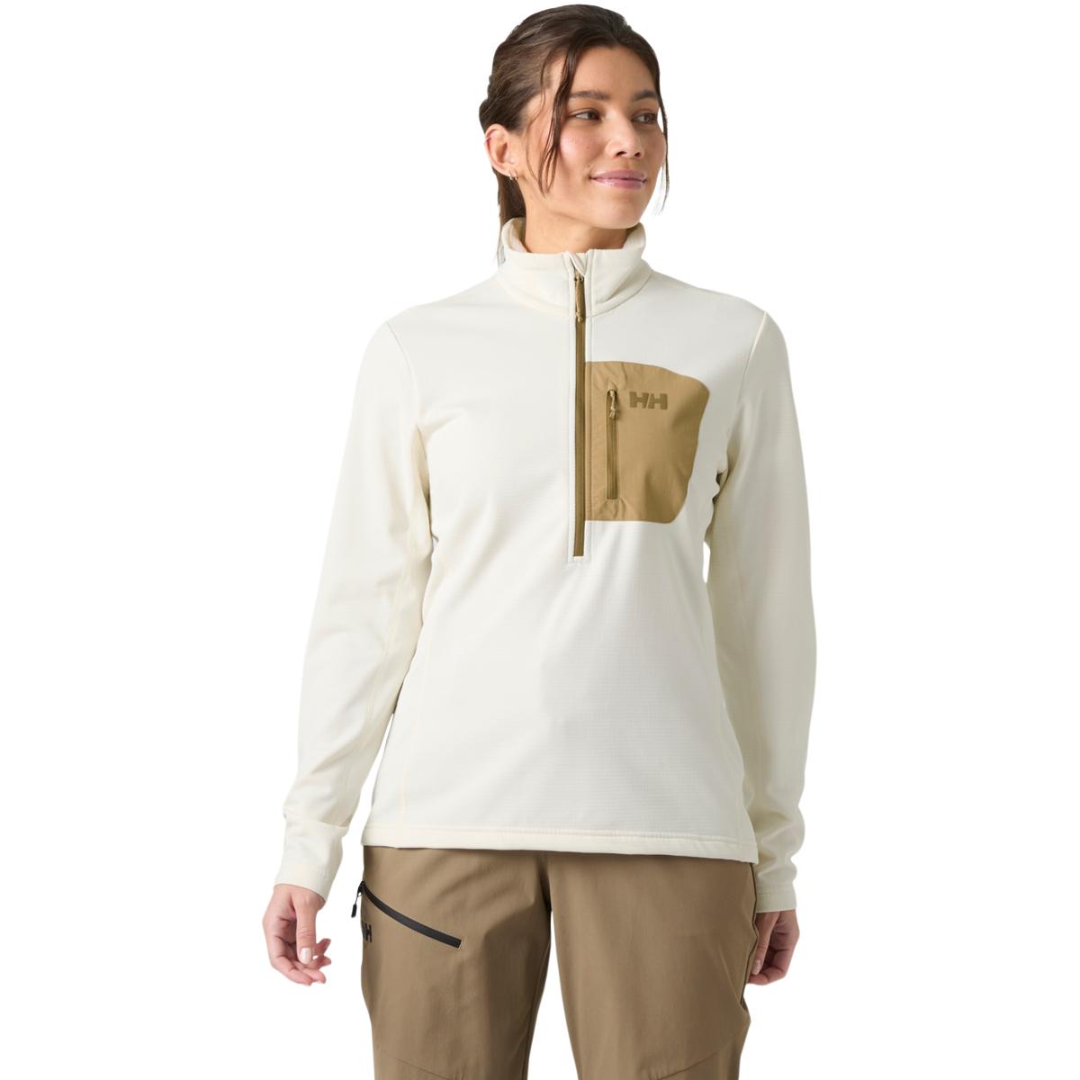 Helly Hansen Versalite Half Zip Fleecetrøye Dame SNOW