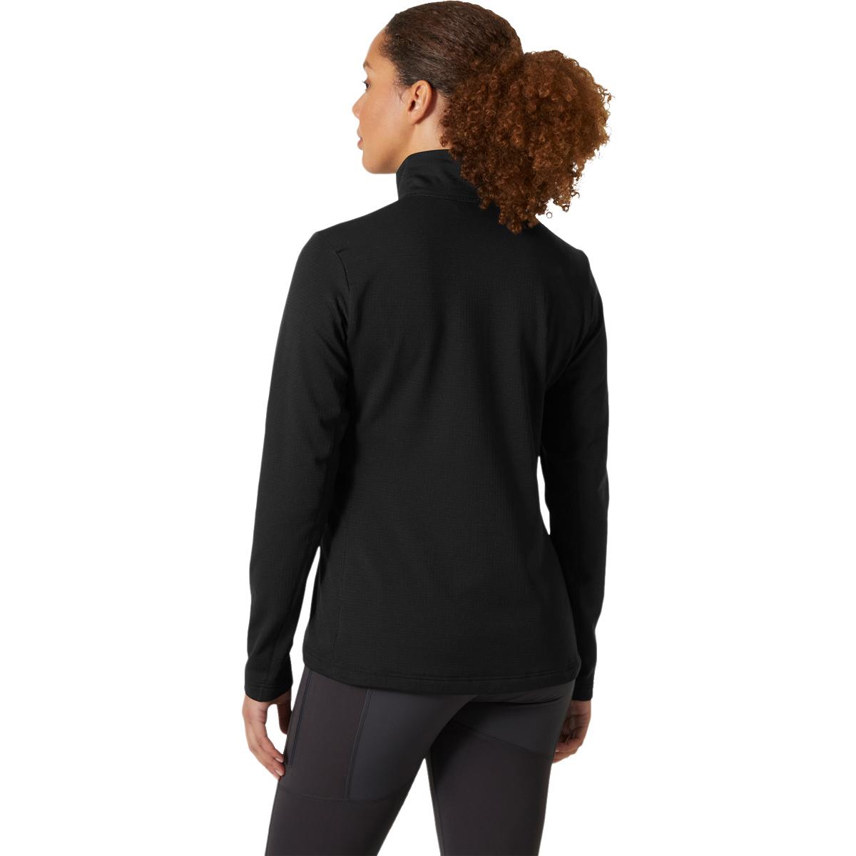 Helly Hansen Versalite Half Zip Fleecetrøye Dame 990 BLACK / NATURA / EBONY