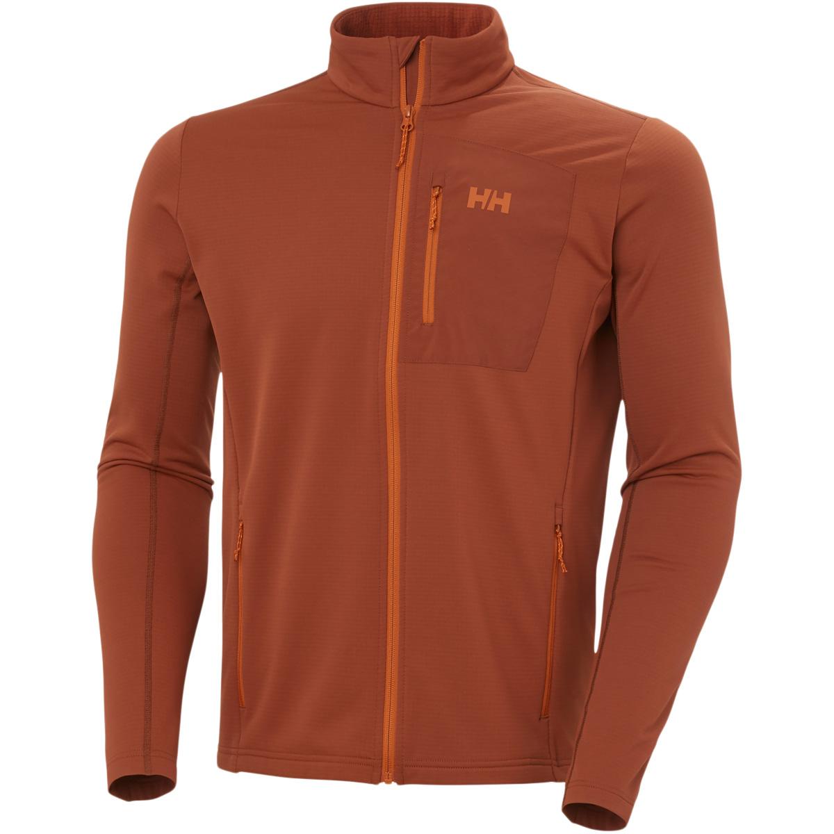Helly Hansen Versalite Full Zip Fleecetrøye Herre IRON OXIDE