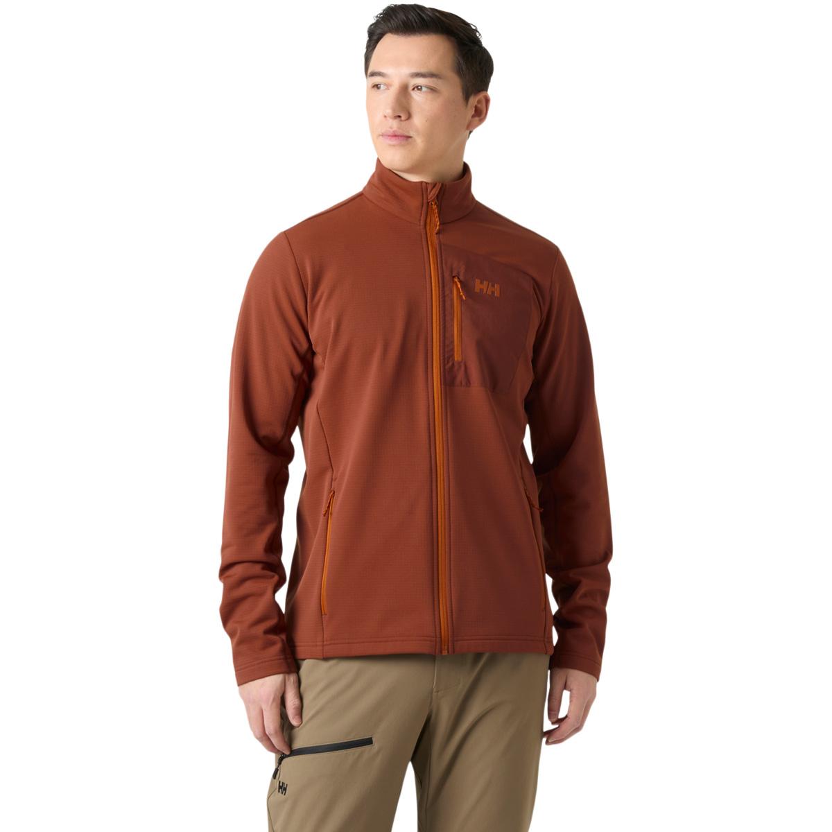 Helly Hansen Versalite Full Zip Fleecetrøye Herre IRON OXIDE