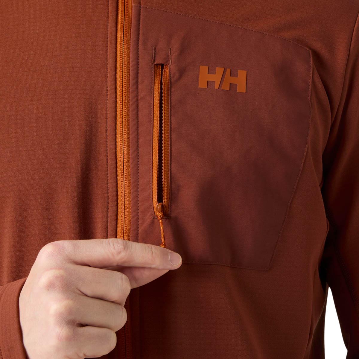 Helly Hansen Versalite Full Zip Fleecetrøye Herre IRON OXIDE