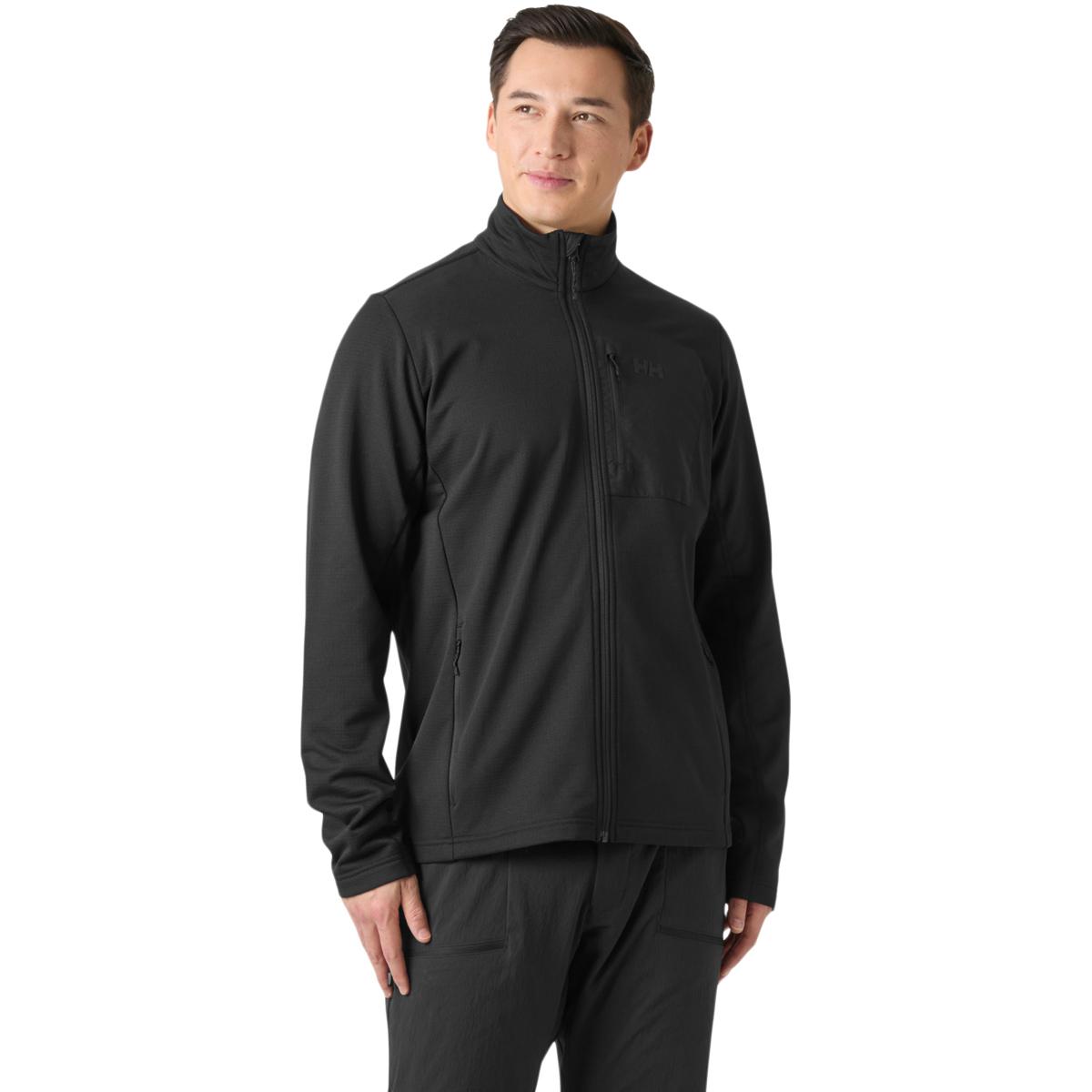 Helly Hansen Versalite Full Zip Fleecetrøye Herre BLACK