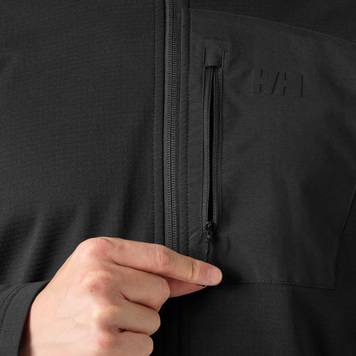 Helly Hansen Versalite Full Zip Fleecetrøye Herre BLACK