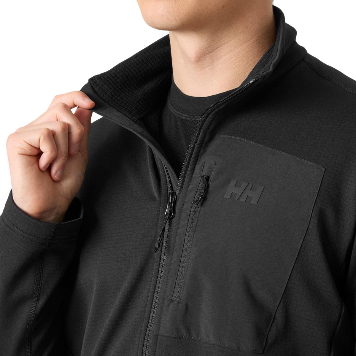 Helly Hansen Versalite Full Zip Fleecetrøye Herre BLACK