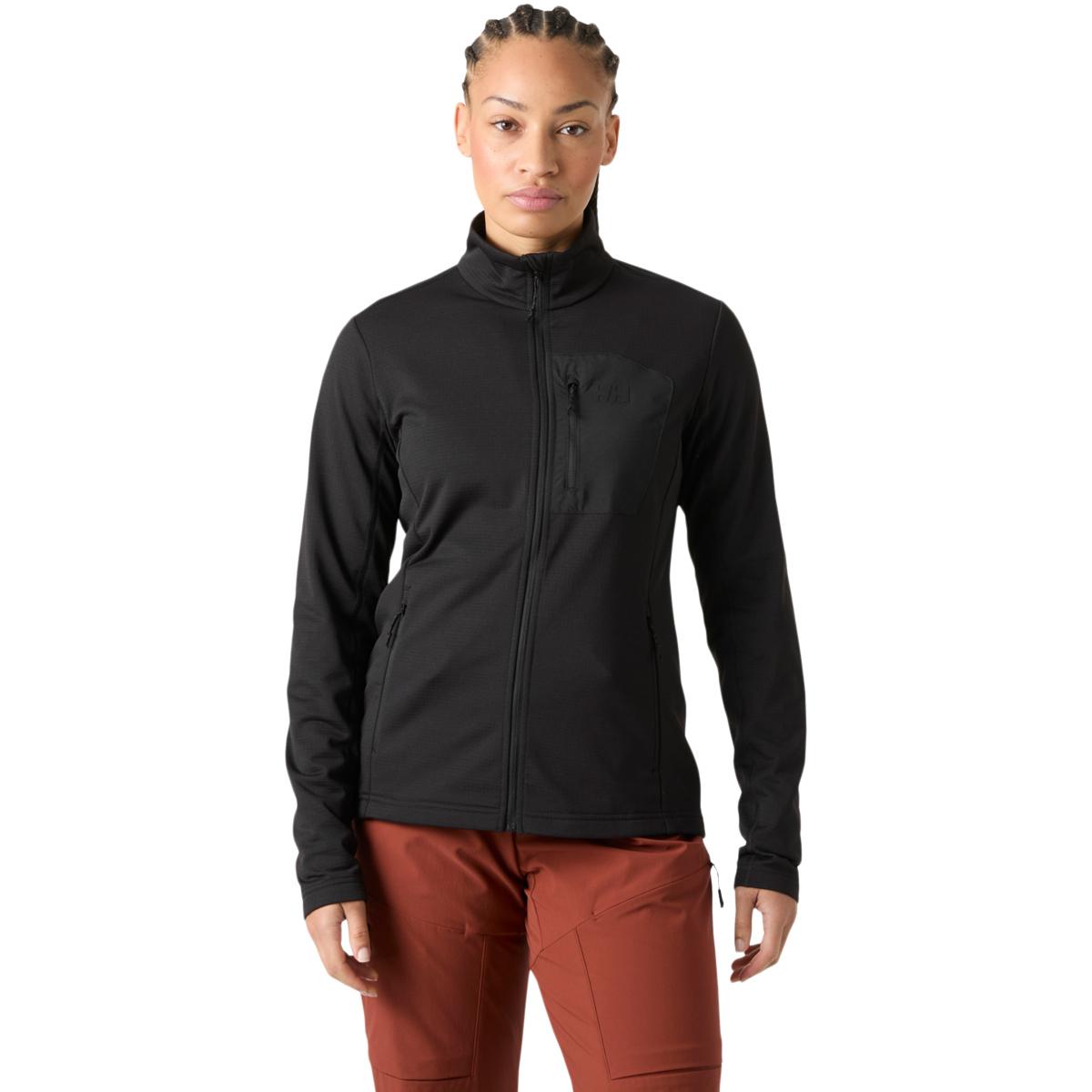 Helly Hansen Versalite Full Zip Fleecetrøye Dame BLACK