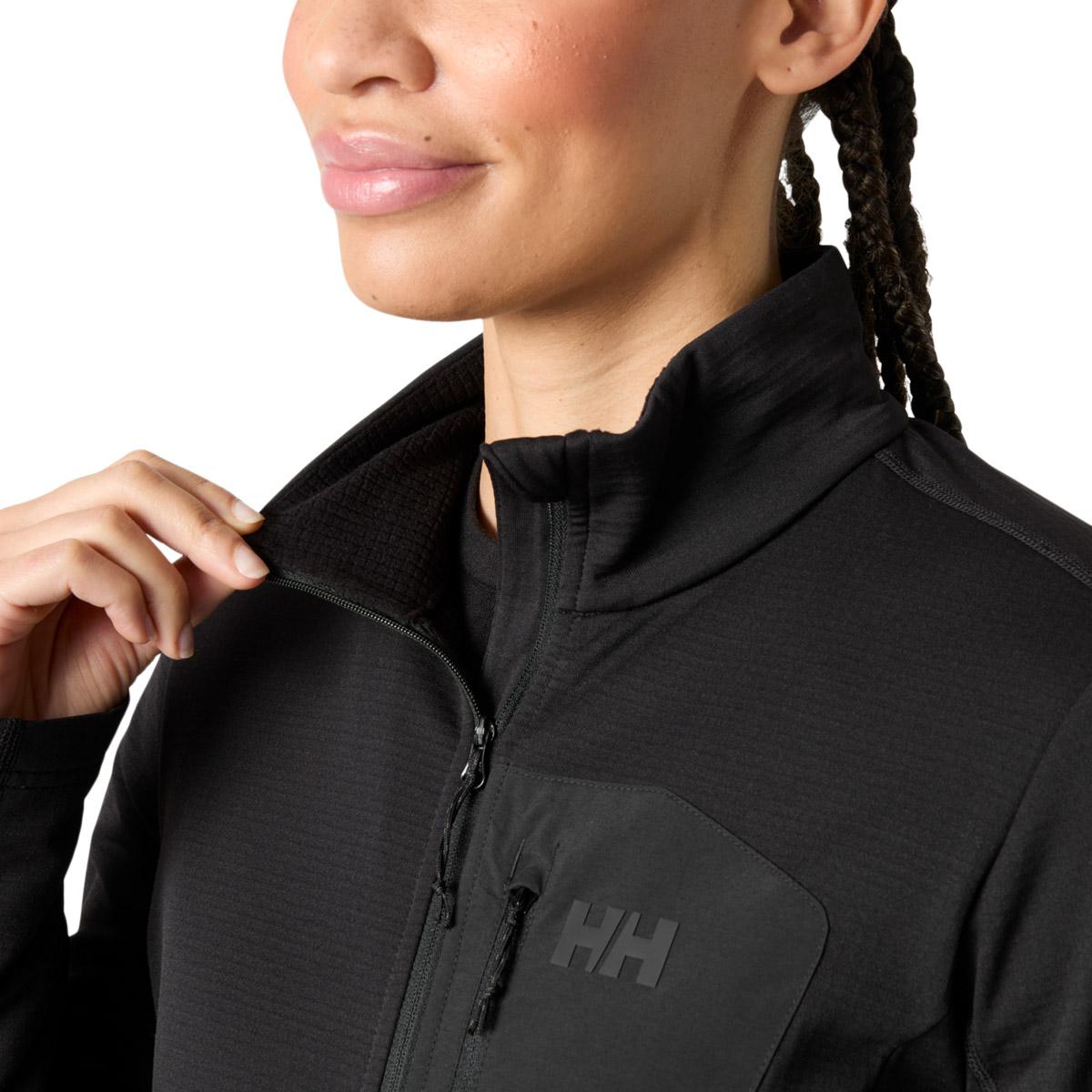 Helly Hansen Versalite Full Zip Fleecetrøye Dame BLACK