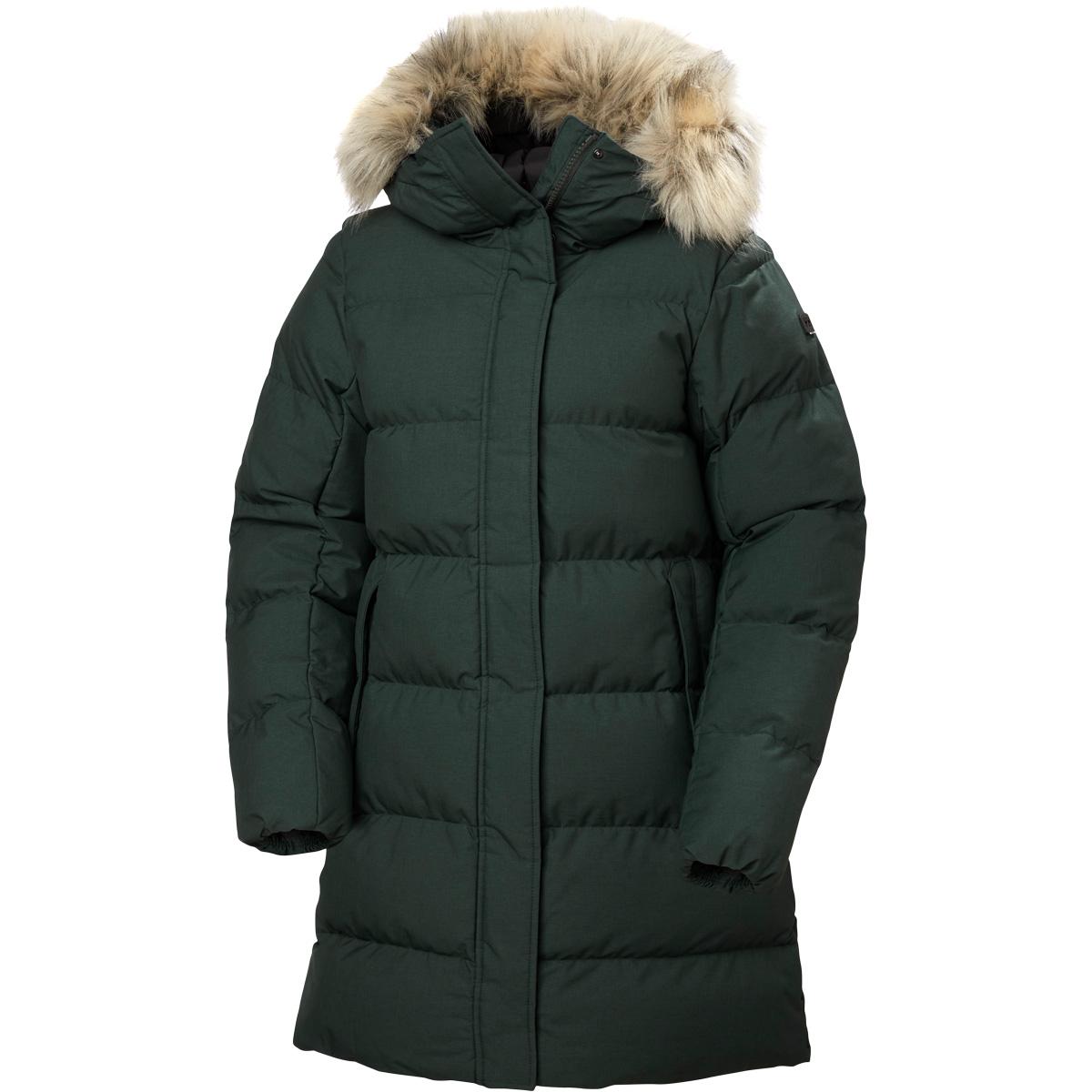 Helly Hansen Blossom Puffy Parka Vinterjakke Dame 418 DARK JUNGLE