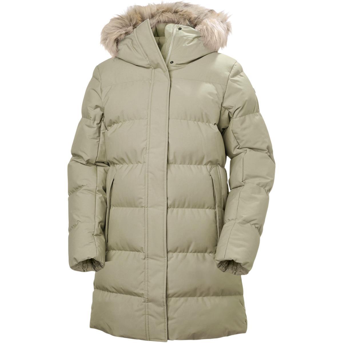 Helly Hansen Blossom Puffy Parka Vinterjakke Dame PEBBLE