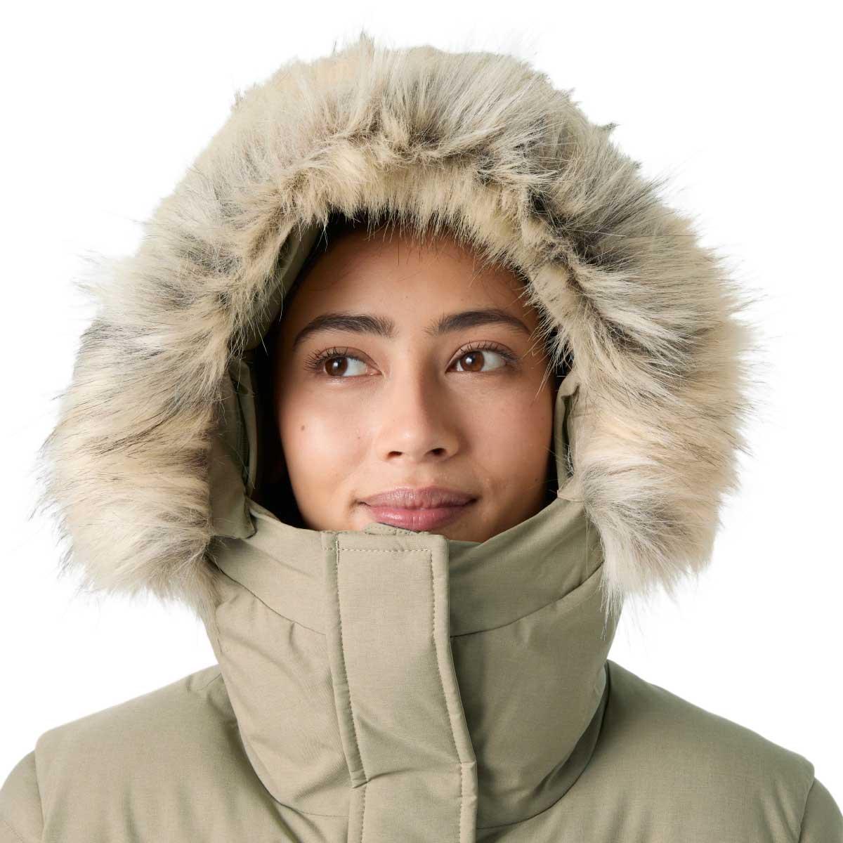 Helly Hansen Blossom Puffy Parka Vinterjakke Dame PEBBLE