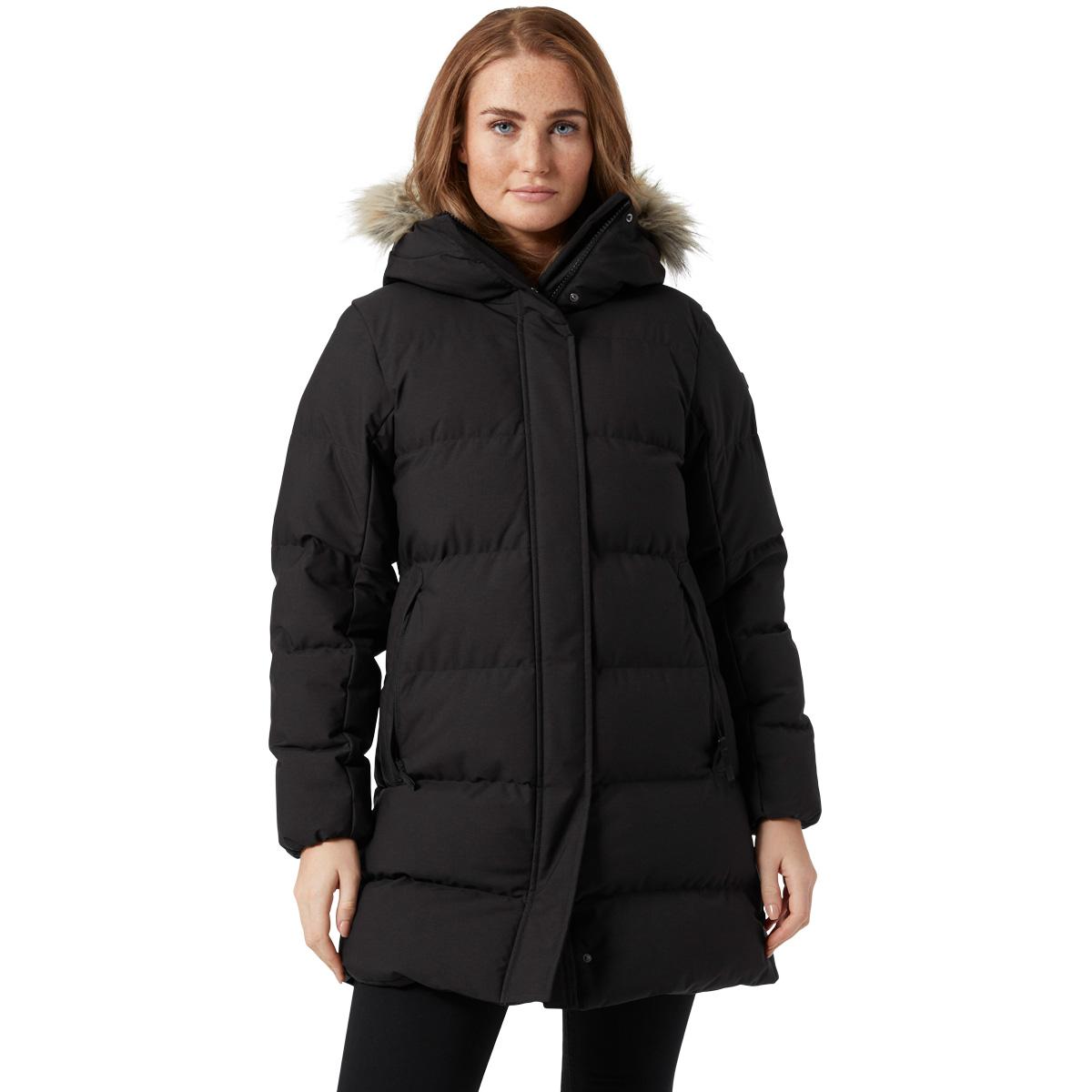 Helly Hansen Blossom Puffy Parka Vinterjakke Dame BLACK/NATURA/EBONY