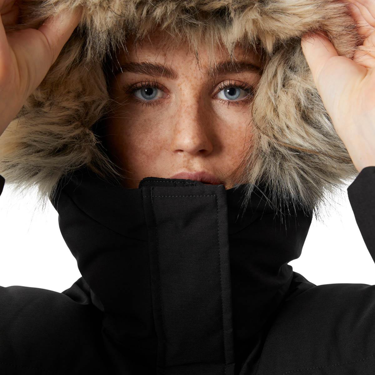 Helly Hansen Blossom Puffy Parka Vinterjakke Dame BLACK/NATURA/EBONY