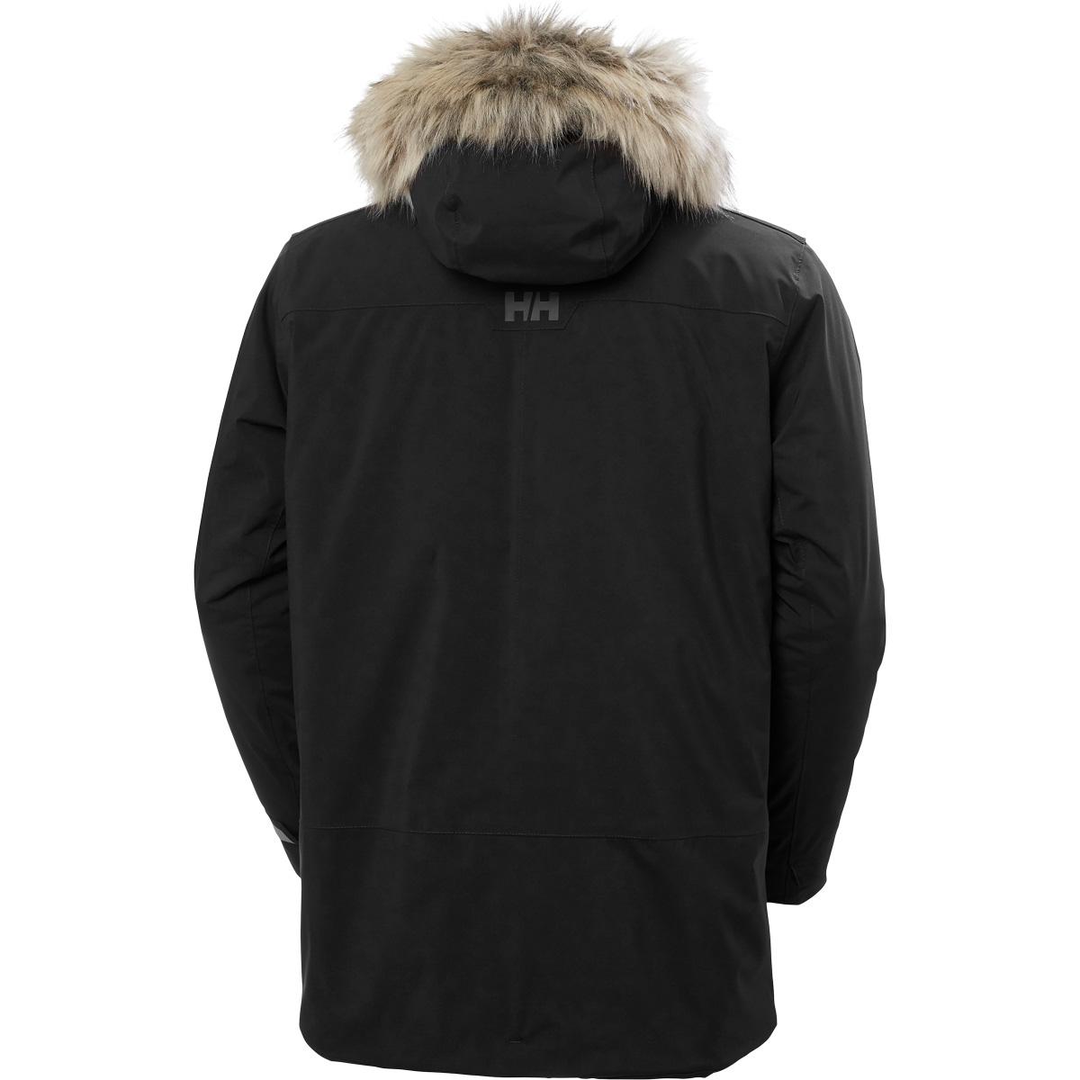 Helly Hansen Reine Parka Vinterjakke Herre 990 BLACK / NATURA / EBONY
