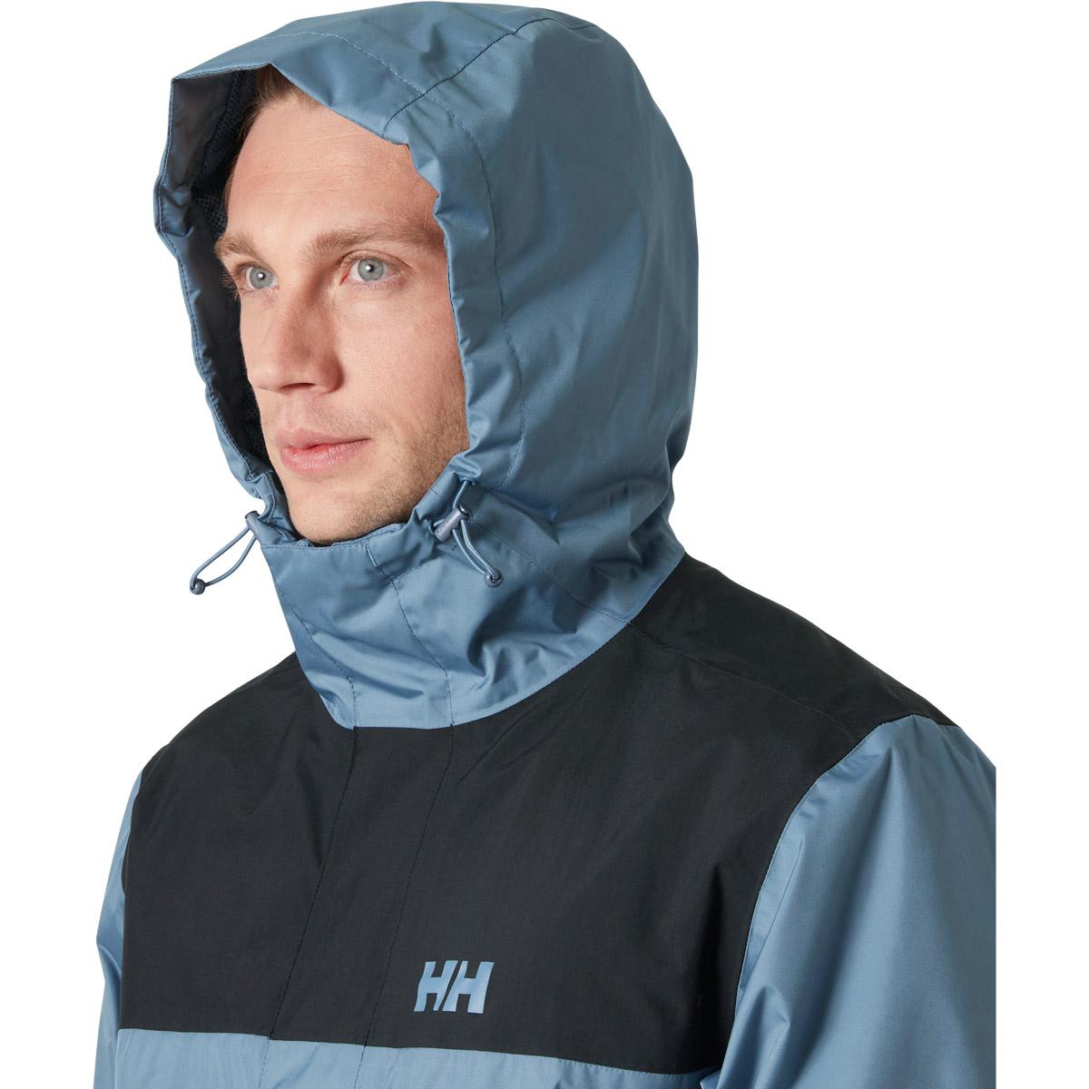 Helly Hansen Vancouver Regnjakke Herre 601 NAVY FADED STRIPES