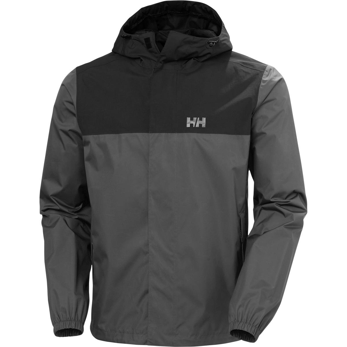 Helly Hansen Vancouver Regnjakke Herre 980 EBONY / BLACK / MID GREY /