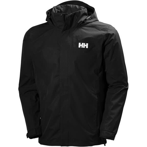 Helly Hansen Dubliner Regnjakke Herre 990 BLACK / NATURA / EBONY