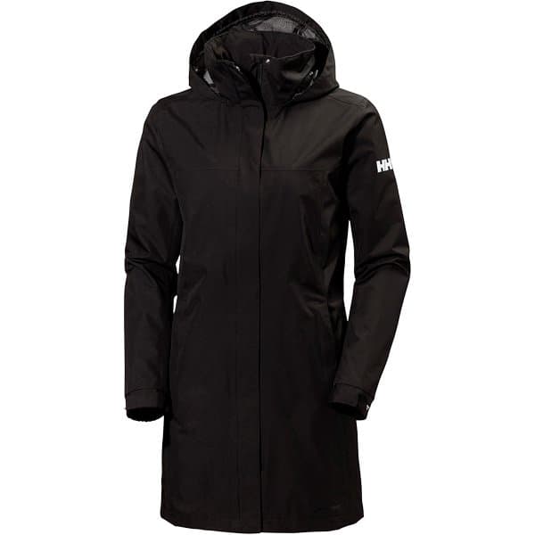 Helly Hansen Aden Parka Regnjakke Dame 990 BLACK / NATURA / EBONY
