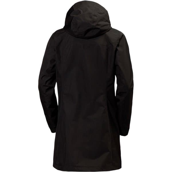 Helly Hansen Aden Parka Regnjakke Dame 990 BLACK / NATURA / EBONY