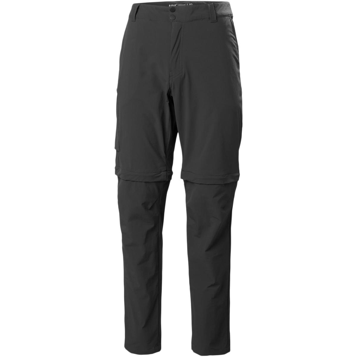Helly Hansen Brono Zip Off Softshell Turbukser Herre 980 EBONY / BLACK / MID GREY /