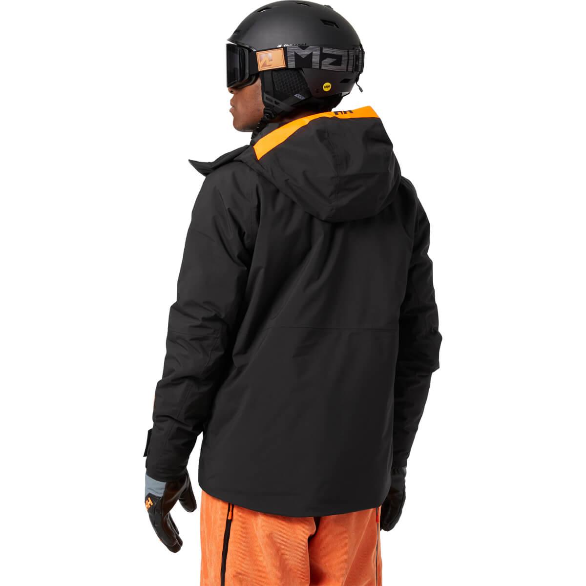 Helly Hansen Powderface Skijakke Herre 990 BLACK / NATURA / EBONY