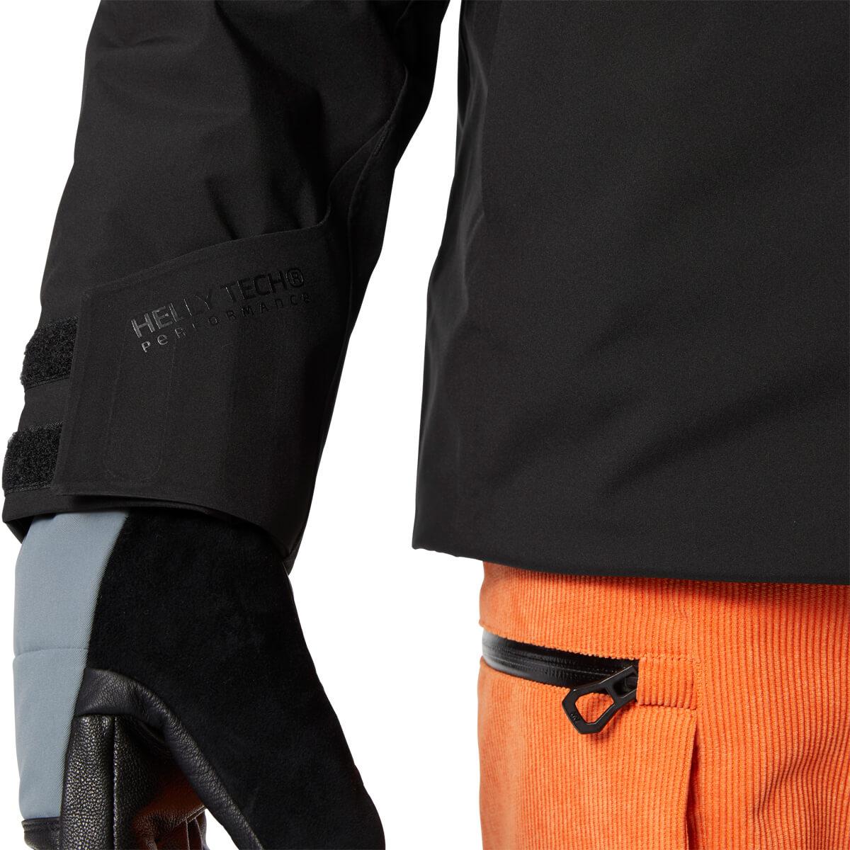 Helly Hansen Powderface Skijakke Herre 990 BLACK / NATURA / EBONY