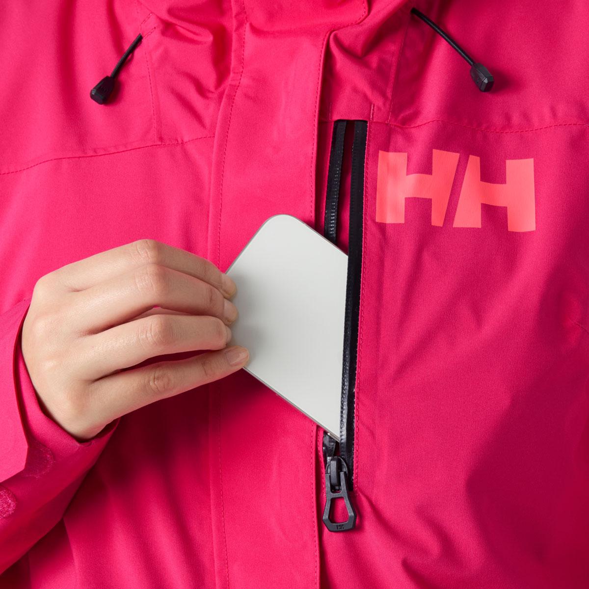 Helly Hansen Powshot Skijakke Dame CRANBERRY