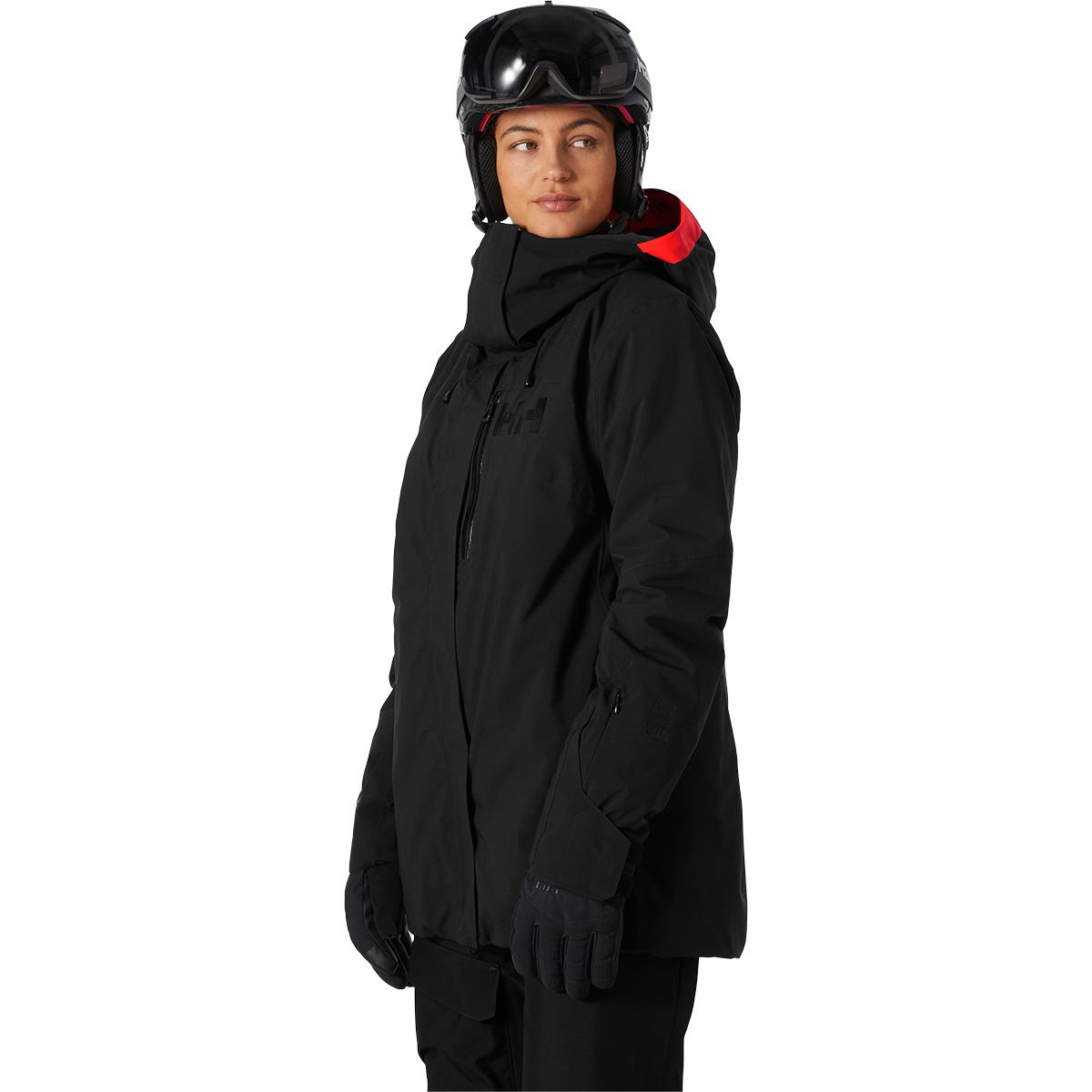Helly Hansen Powshot Skijakke Dame 990 BLACK / NATURA / EBONY