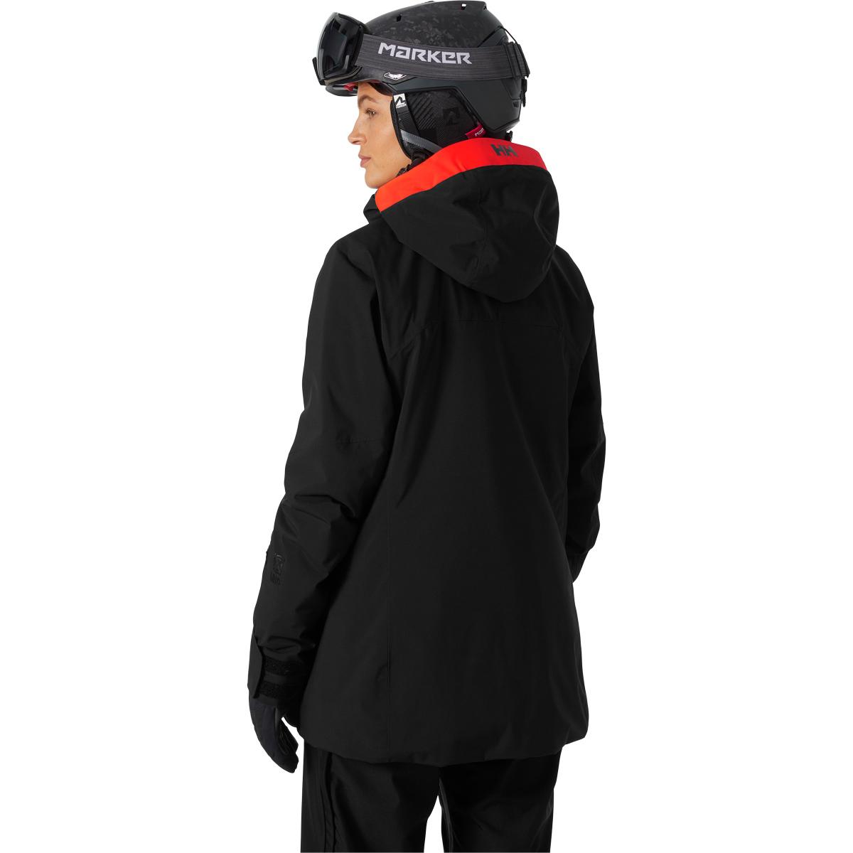 Helly Hansen Powshot Skijakke Dame 990 BLACK / NATURA / EBONY