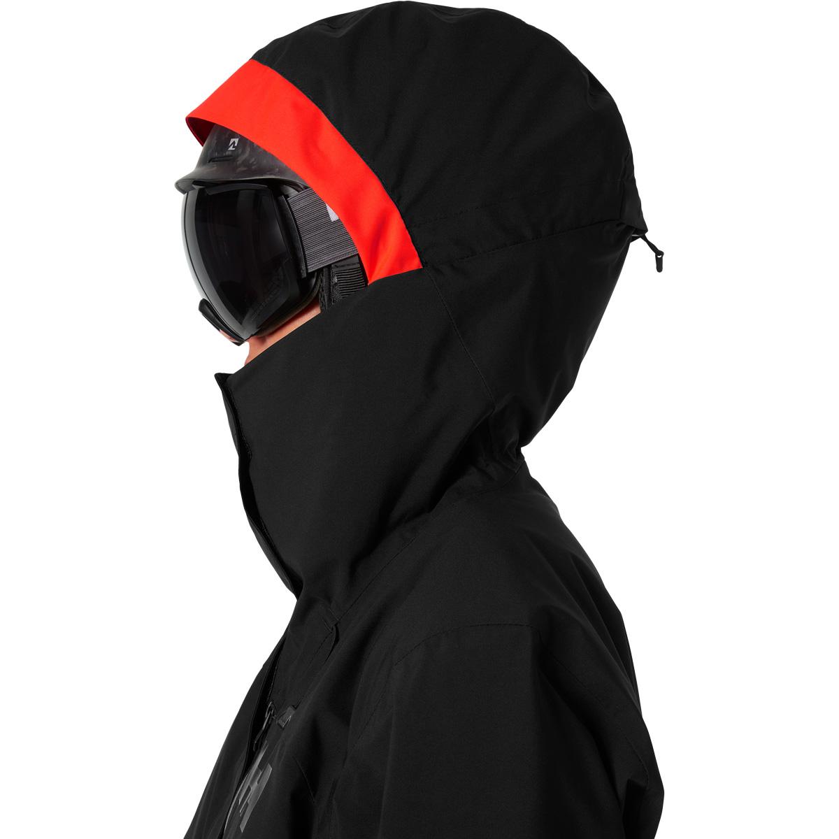 Helly Hansen Powshot Skijakke Dame 990 BLACK / NATURA / EBONY