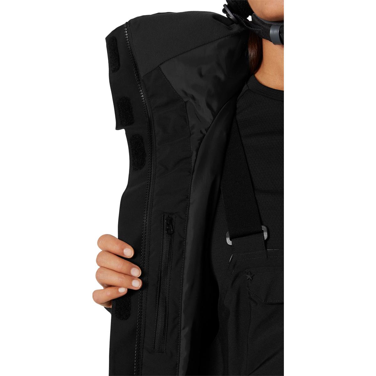 Helly Hansen Powshot Skijakke Dame 990 BLACK / NATURA / EBONY