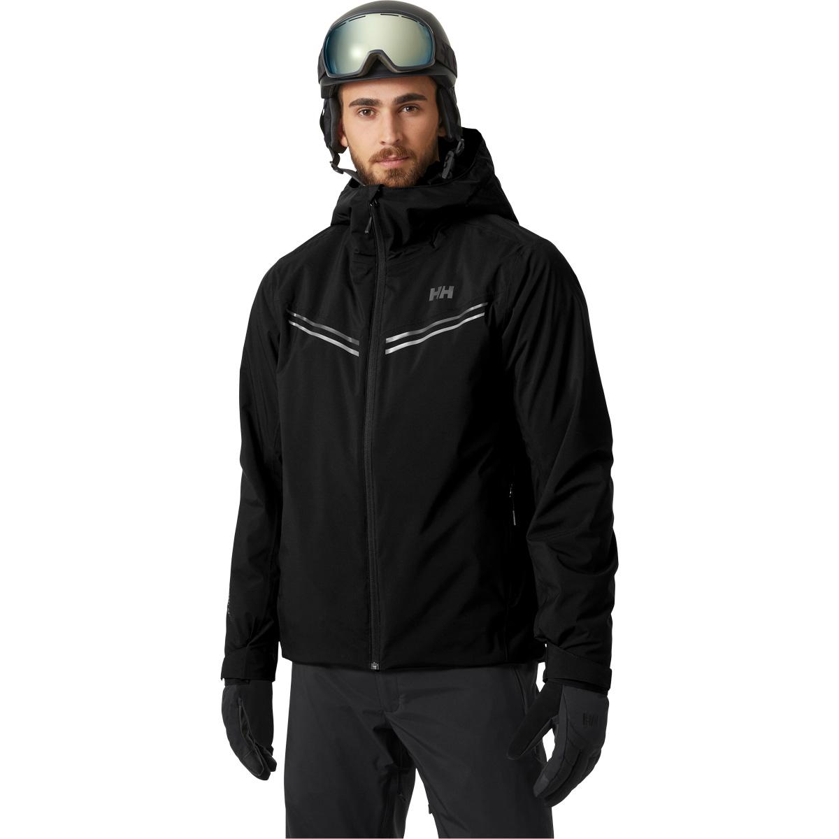 Helly Hansen Alpine Insulated Skijakke Herre 990 BLACK / NATURA / EBONY