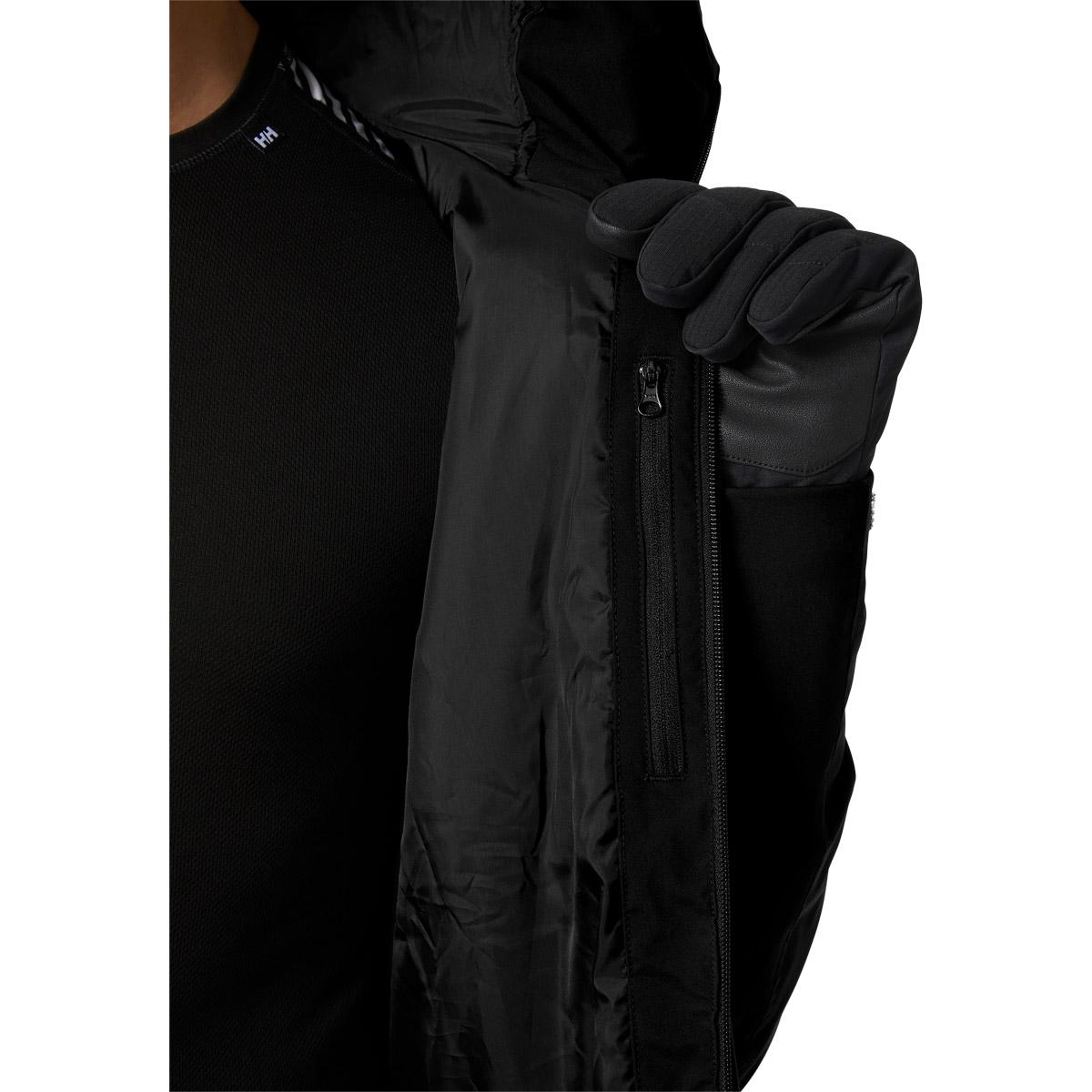 Helly Hansen Alpine Insulated Skijakke Herre 990 BLACK / NATURA / EBONY
